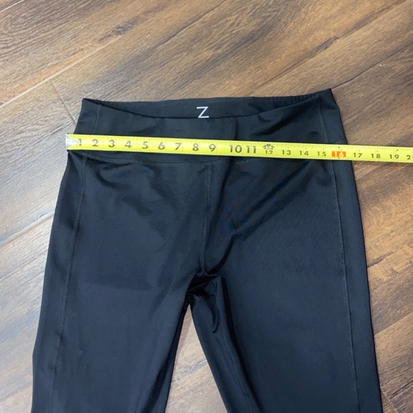 Z by ZELLA Black Spandex Tights Leggings 1X YOGA WORKOUT LOUNGE PLUS SIZE - Picture 6 of 10